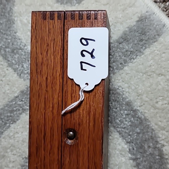 Wheeler & Wilson sewing machine accessory box wood antique push latch - Picture 9 of 9